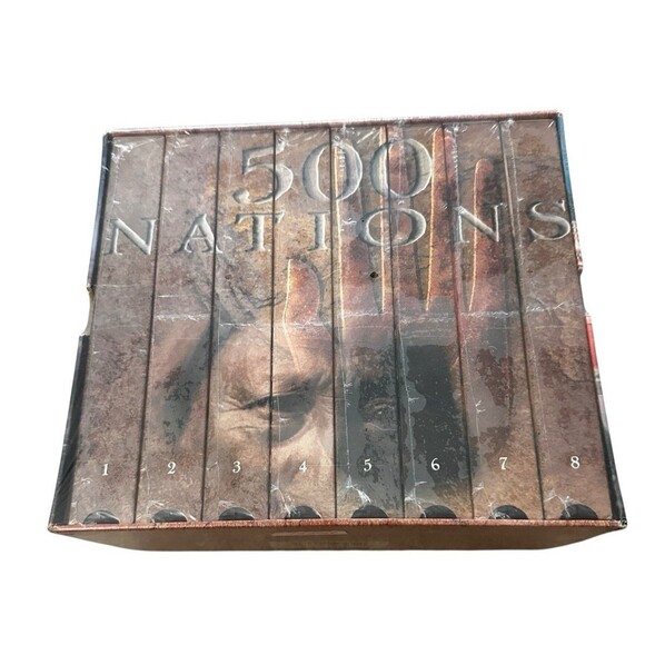 500 Nations VHS 8-Pack NEW! SEALED Jack Leustig Film - Hosted by Kevin Costner - Picture 1 of 6